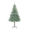 vidaXL Artificial Christmas Tree with Stand Green 180 cm PVC and Steel