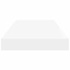 vidaXL Floating Wall Shelves 2 pcs High Gloss White 50x23x3.8 cm MDF