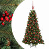 vidaXL Artificial Christmas Tree with Bauble 150 cm 150 LEDs