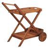 vidaXL Tea Trolley Solid Acacia Wood