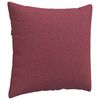 vidaXL Sofa Pillows 2 pcs Wine Red 50 x 50 cm Fabric