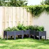 vidaXL Garden Planter with Legs Blue Grey 160x120x42 cm PP