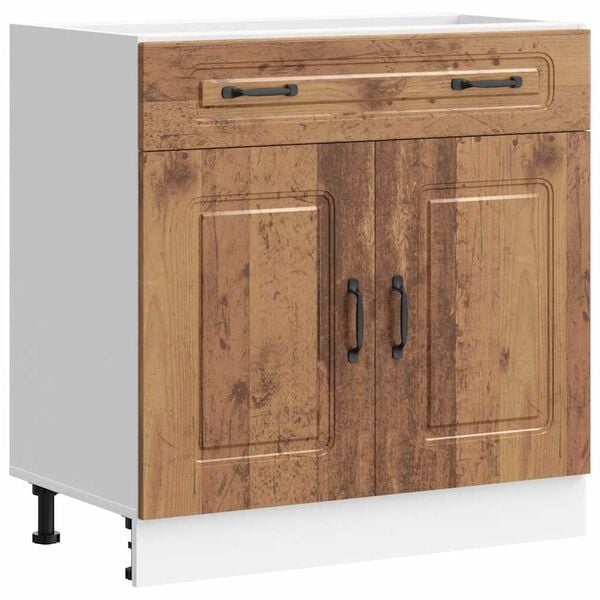vidaXL Kitchen Base Cabinet Kalmar Old Wood Engineered Wood