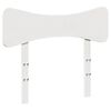 vidaXL Headboard White 90 cm Solid Wood Pine