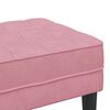 vidaXL Bench Pink 113 x 57 x 39 cm Velvet