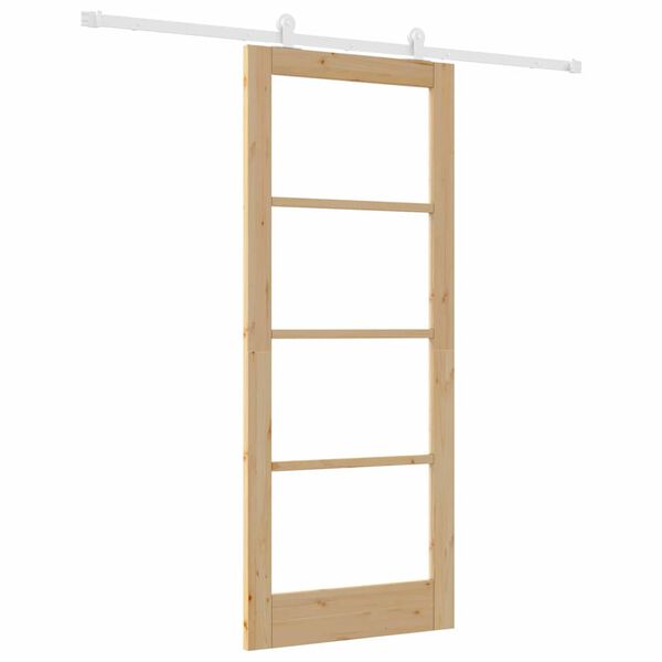 vidaXL Sliding Door ORKDAL Natural 83 x 202 cm