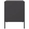 vidaXL Bedside Cabinets 2 pcs Black 36x39x50.5 cm Steel