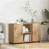 vidaXL Sideboard Artisan Oak 88.5 x 30.5 x 55.5 cm Engineered Wood