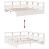 vidaXL Bookcase Bed without Mattress 160x200 cm Solid Wood Pine