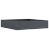 vidaXL Lawn Edging 60 x 60 x 13 cm Steel Anthracite