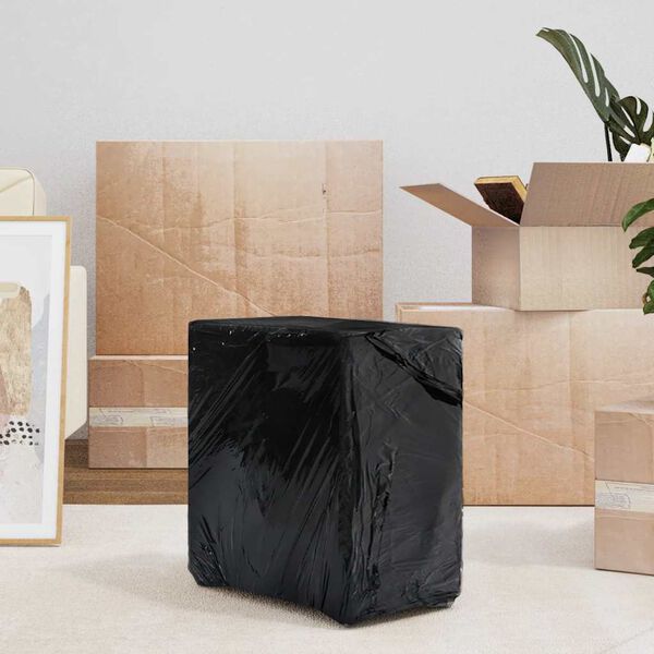 vidaXL Stretch Film 2 pcs Black 20 &mu;m 50 cm x 300 m