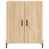 vidaXL Highboard Sonoma Oak 69.5x34x180 cm Engineered Wood