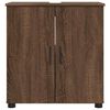 vidaXL Bathroom Cabinet with Storage Brown Oak 61 x 35 x 64 cm