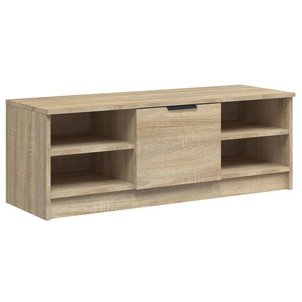 vidaXL TV Cabinet Sonoma Oak 102x35.5x36.5 cm Engineered Wood
