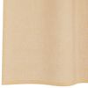 vidaXL Voile Curtains with Rod Pockets 2 pcs Sand