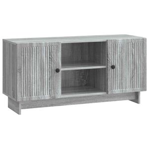 vidaXL TV Cabinet 102 x 34.5 x 50 cm Grey Sonoma Engineered Wood