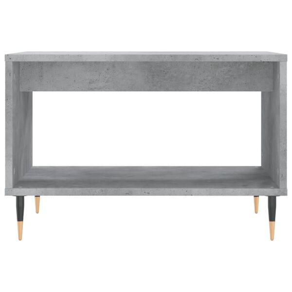 vidaXL Coffee Table Concrete Grey 60x50x40 cm Engineered Wood