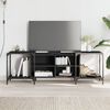 vidaXL TV Cabinet Black 153x37x50 cm Engineered Wood
