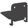 vidaXL Invisible Floating Shelf with Shelf 4 pcs Black 6 x 11 x 6.5 cm