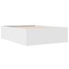 vidaXL Bed Frame without Mattress White 120x200 cm