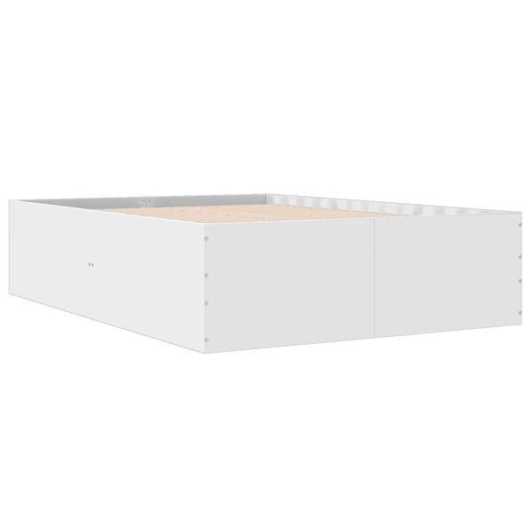 vidaXL Bed Frame without Mattress White 120x200 cm