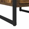 vidaXL Bedside Table Smoke Oak 39.5 x 30 x 50 cm Engineered Wood
