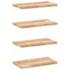 vidaXL Floating Shelves 4 pcs 60x20x2 cm Untreated Solid Wood Acacia