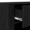 vidaXL TV Cabinet Black Oak 100 x 35 x 40 cm Engineered Wood