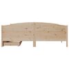 vidaXL Bed Frame without Mattress 200x200 cm Solid Wood Pine