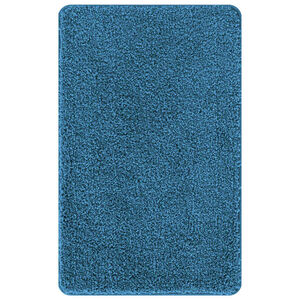 vidaXL Anti-slip Bath Mat Blue 50 x 80 cm PP