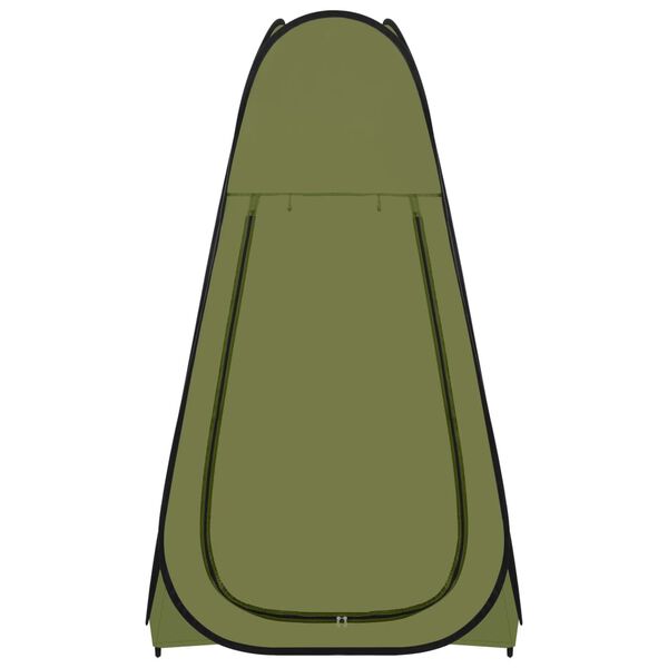 vidaXL Pop Up Shower Tent Green