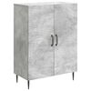 vidaXL Sideboard Concrete Grey 66 x 34.5 x 89.5 cm Engineered Wood