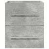 vidaXL Sink cabinet Concrete Grey 38.5 x 41 x 48 cm Engineered Wood