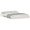 vidaXL Bed Frame White 120 x 200 cm Solid Pine Wood