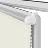 vidaXL Roller Blind Blackout Off White 70x230 cm Fabric Width 65.7 cm Polyester