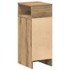 vidaXL Bedside Cabinet with Drawer Artisan Oak 25x31x66 cm