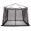 vidaXL Inner Tent with Roof Grey and Orange 303 x 303 x 196 cm Taffeta