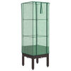 vidaXL Raised Bed with Greenhouse Cover Rattan Look 40x40x140 cm