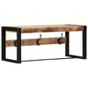 vidaXL Coat Rack 80x35x35 cm Solid Rough Wood Mango