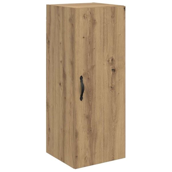 vidaXL Wall Mounted Cabinet Artisan Oak 34.5 x 34 x 90 cm
