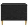 vidaXL Bedside Cabinet Black Oak 60 x 44.5 x 45 cm Engineered Wood