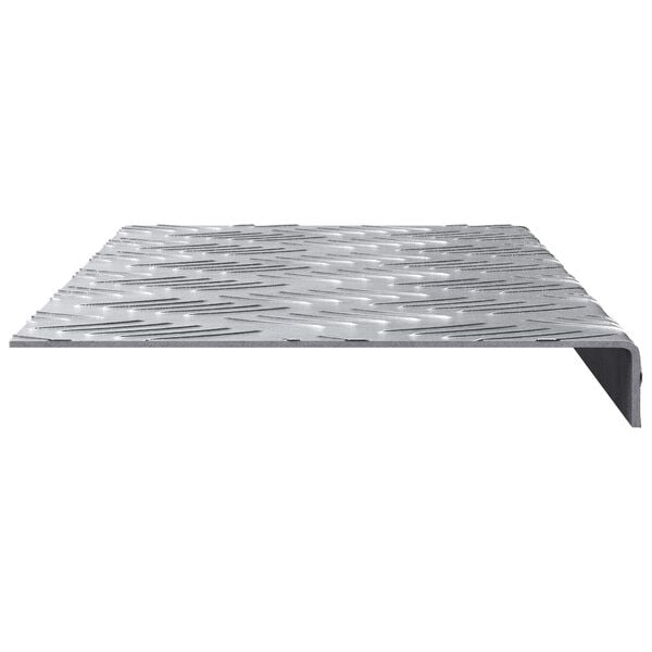vidaXL Stair Tread Rectangular 15 pcs Silver 60 x 18 cm Aluminium