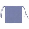 vidaXL Seat Cushions 4 pcs Jeans Blue 40 x 40 x 3 cm Fabric