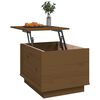 vidaXL Coffee Table Honey Brown 40x50x35 cm Solid Wood Pine