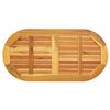 vidaXL Table Top Brown 100 x 50 x 2 cm Solid Acacia Wood