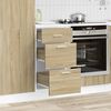vidaXL Bottom Cabinet Lyon Sonoma Oak 40x46x81.5 cm Engineered Wood