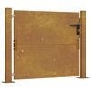 vidaXL Garden Gate 100x100 cm Corten Steel