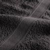 vidaXL Premium Wash Towels "SOLUND" 2 pcs Anthracite 30x30 cm 600 gsm