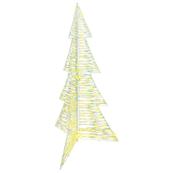 vidaXL Christmas Tree with 240 LEDs Warm White 180 cm PET