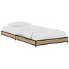 vidaXL Bed Frame Artisan Oak 80 x 200 cm Engineered Wood